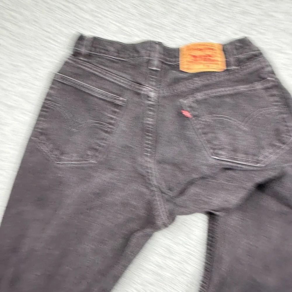 Levis 550 Jeans Mens 36x32 Black Relaxed Fit Tapered Leg‎ Denim USA Made